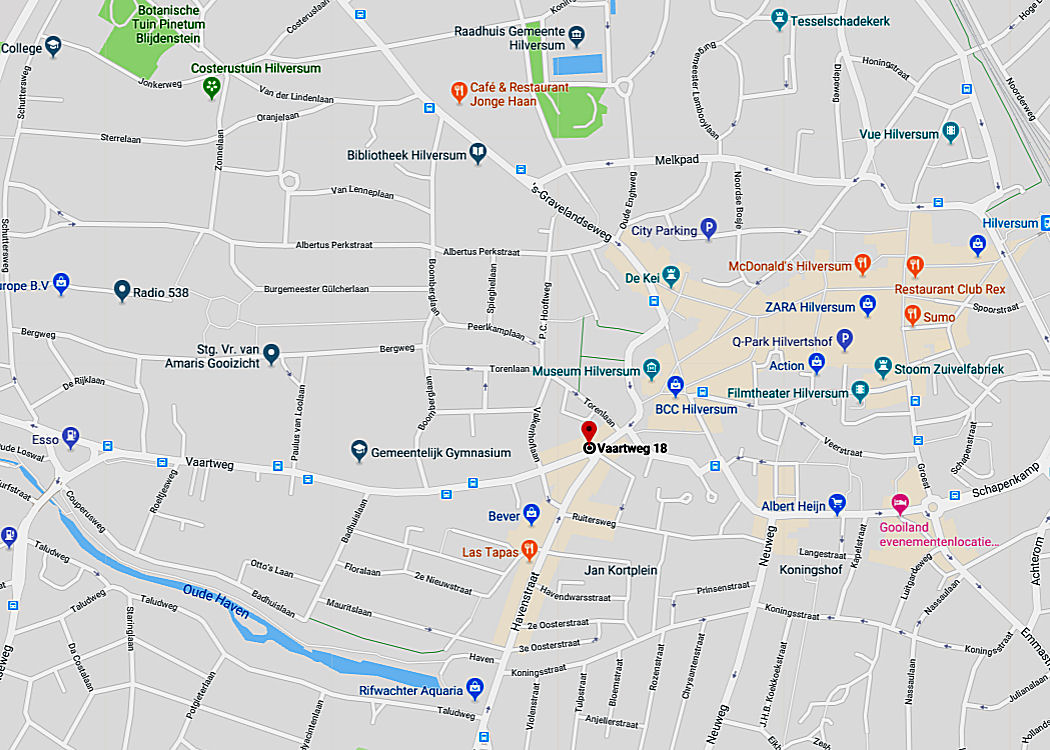 plattegrond Vaartweg 18-20